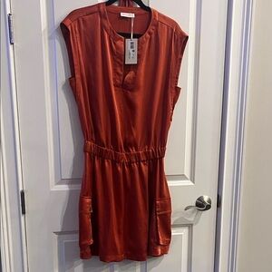 Ramy Brook Copper Mini Dress